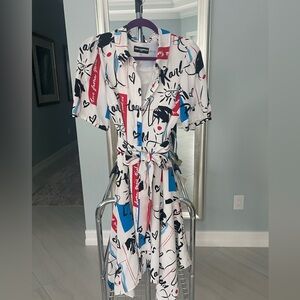 Karl Lagerfeld dress multi colored